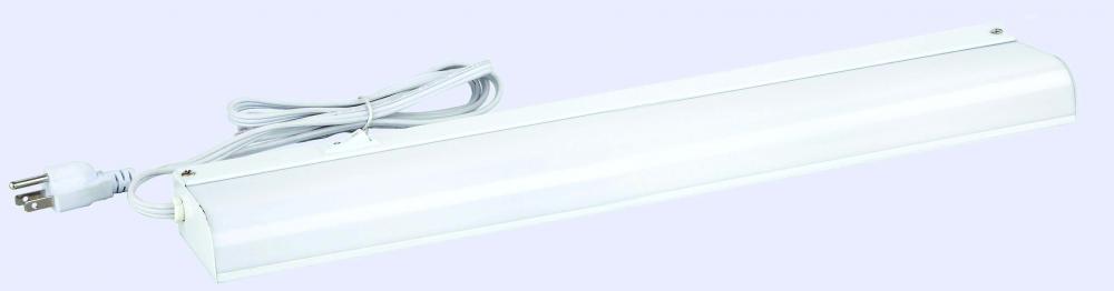 Fluorescent, FB5231P-C, 22 1/2 IN Under Cabinet Strip Bar with Cord & Plug