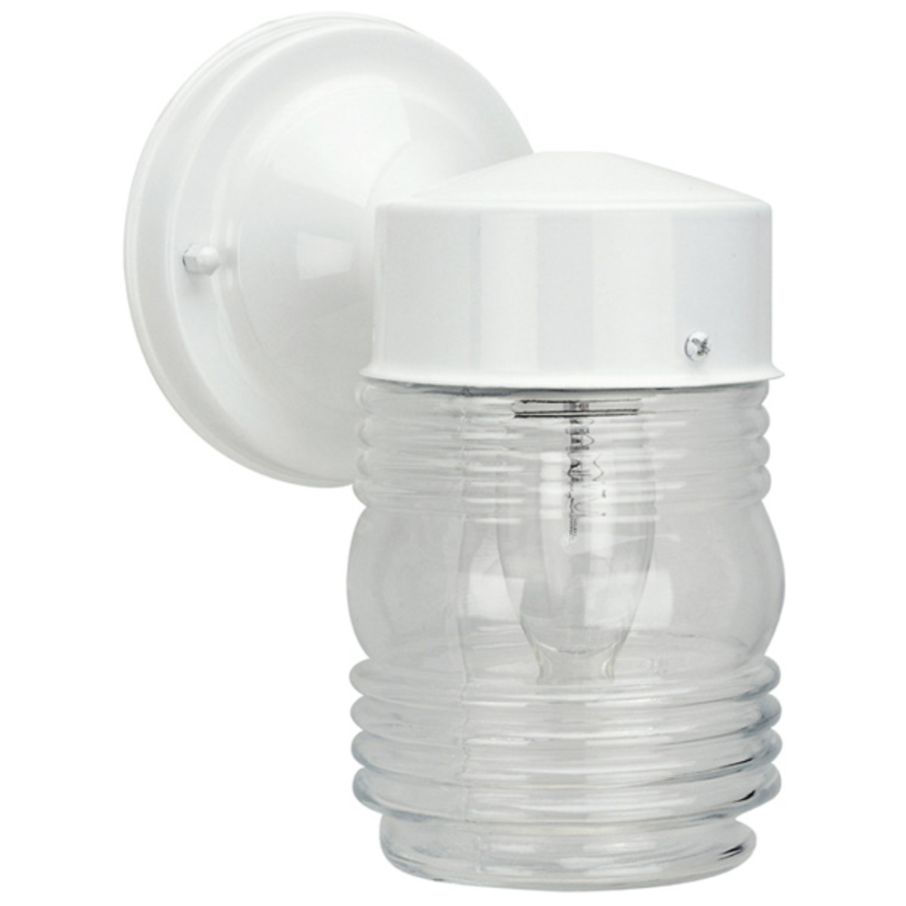 Outdoor 1 Bulb Outdoor, Clear Glass, 60W Type A or B