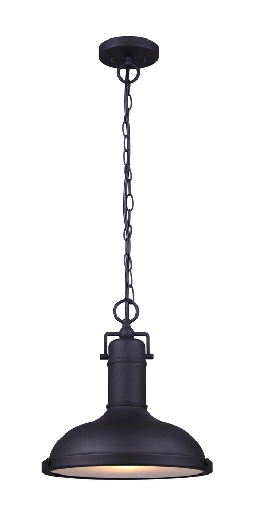 Marcella 1 Lt Chain Pendant Outdoor, Glass Panel, 60W Type A, 12" W x 12 1/4" H