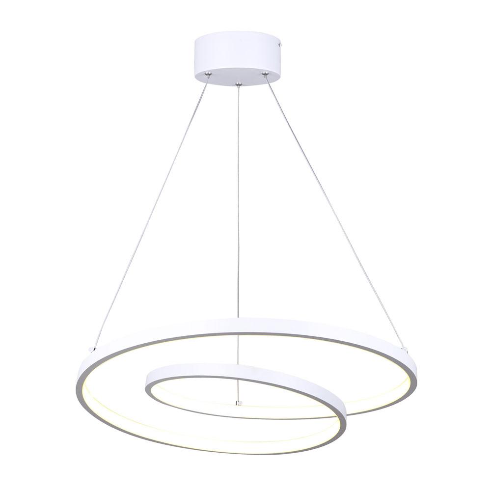 LIVANA, LCH259A20WH, MWH Color, 20" Width Cord LED Chandelier, 29W LED (Integrated), Dimmable