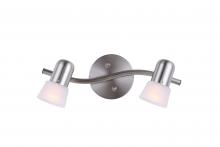  IT5251 - Omni 2 Light Track Lighting, Brushed Pewter Finish