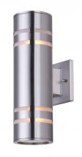 Canarm IOL256BN - Tay 2 Lt Outdoor Down Light, Stainless Steel, Glass Diffusers on Top and Bottom, 60W Type