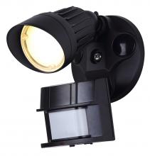 Canarm HO-01-01S-BK - HO-01-01S-BK -G-, LED Security 1 Head Lights, 10W, 3000K, 800 Lumens, 180 Degree Detection Zone, Up