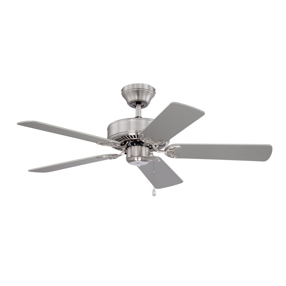 42" Satin Nickel Finish Ceiling Fan