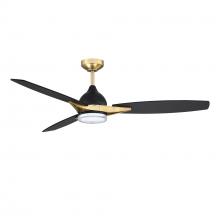  AC31656-BLK/BRS - 56" ADJ. CCT LED CEILING FAN - DC MOTOR