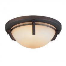 Kendal FF07POB-03PNWH - Nickel Bowl Flush Mount