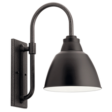 Kichler 49837BK - Pellinord™ 14" 1 Light Wall Light Black