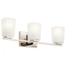 Kichler 55017PN - Roehm™ 3 Light Vanity Light Polished Nickel