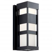 Kichler 59036BKLED - Ryler™ LED 3000K 18" Wall Light Textured Black