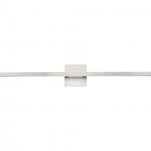  P300450-009-CS - Phase 5 Collection 32 in. Brushed Nickel Slim Modern 3CCT Integrated LED Linear Vanity Light