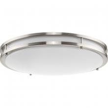  P350276-009-CS - Abide Collection 5-CCT Integrated LED Brushed Nickel Contemporary 17.7" Large Flush Mount Light