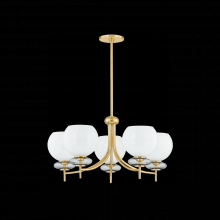 Mitzi by Hudson Valley Lighting H909805-AGB - Alexia Chandelier