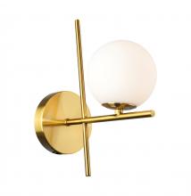  AC11977BR - Modena-1-Light Wall Sconce-Plated Brushed Brass