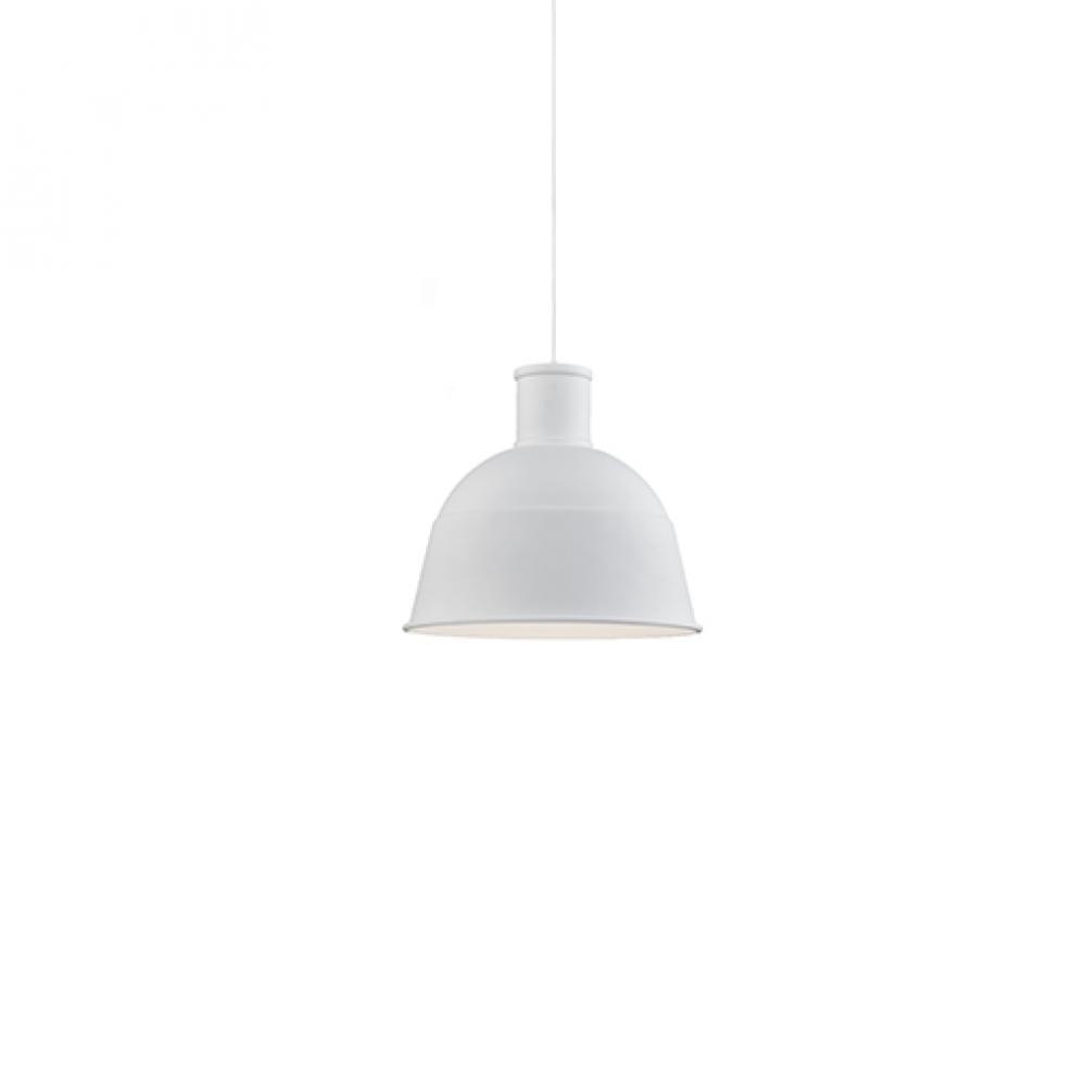 Irving 13-in White 1 Light Pendant