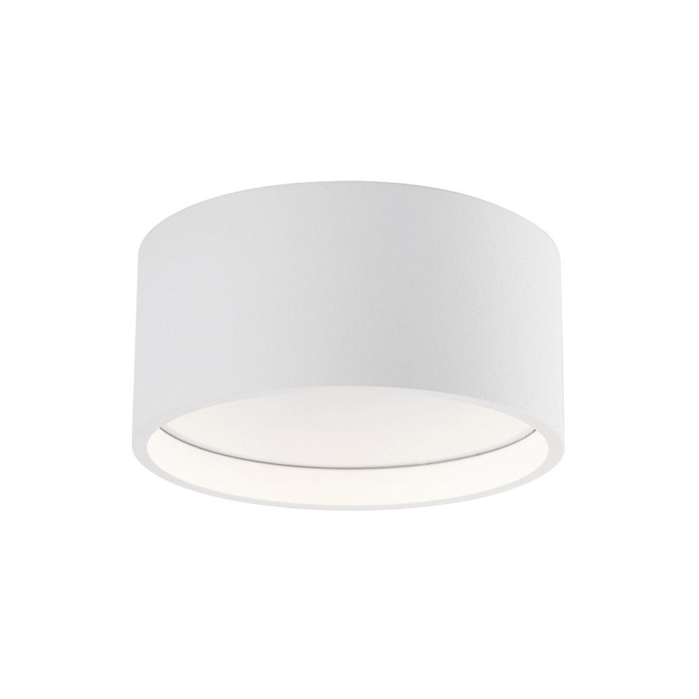 LUCCI WHITE LED FLUSH MOUNT | KUZCO LIGHTING | FM10205-WH | NORBURN LIGHTING