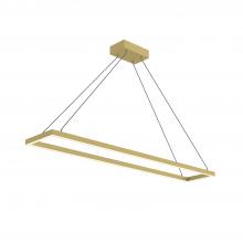 Kuzco Lighting Inc PD88548-BG - Piazza 48-in Brushed Gold LED Pendant