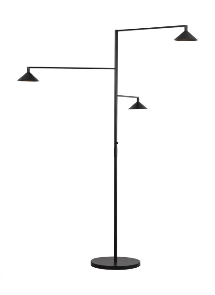 Mill 3-Light Outdoor Grande Floor Lamp