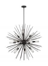 Visual Comfort & Co. Studio Collection OLF3296/12ORB - Hilo Large Outdoor Chandelier