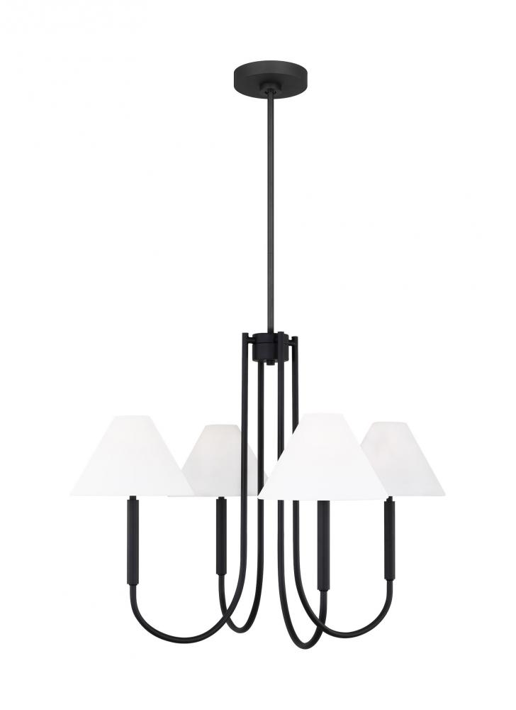 Porteau Transitional 5-Light Indoor Dimmable Medium Chandelier