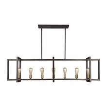 Visual Comfort & Co. Studio Collection F3148/7NWB - Finnegan Large Linear Chandelier
