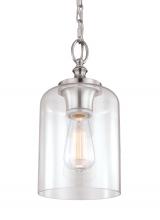 Visual Comfort & Co. Studio Collection P1310BS - Clear Glass Mini Pendant