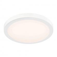  FMP12-CC-WH - Plastic Flush Mount, 5CCT