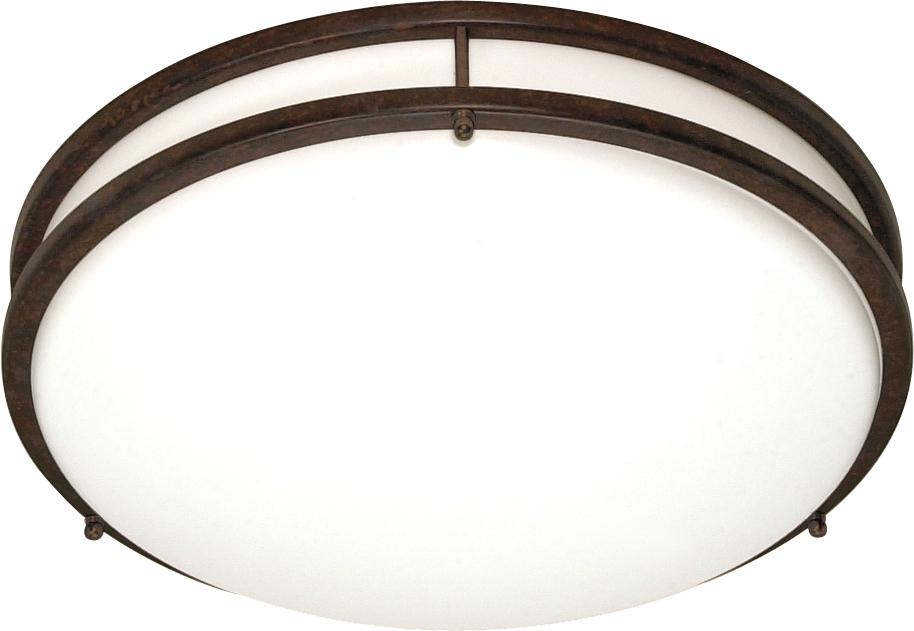 Glamour - 3 Light CFL - 24" - Flush Mount - (3) 18w GU24 / Lamps Included