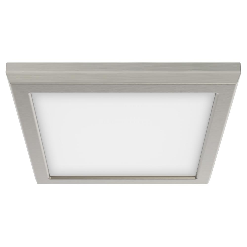 Blink Pro - 11W; 7in; LED Fixture; CCT Selectable; Square Shape; Brushed Nickel Finish; 120V