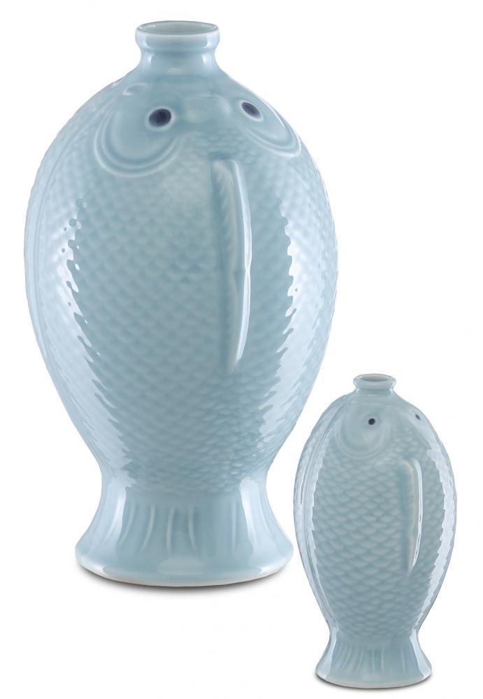 Laguna Blue Vase Set of 2