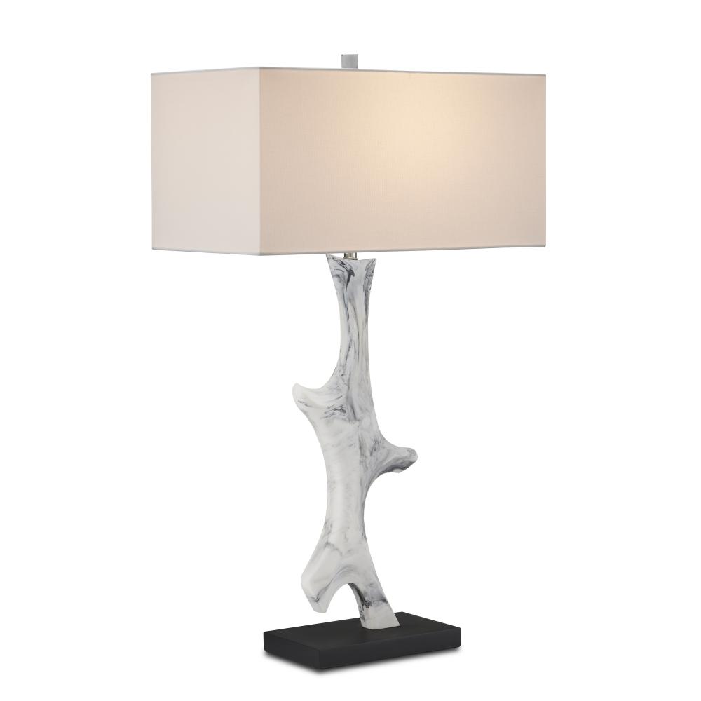 Devant White Table Lamp