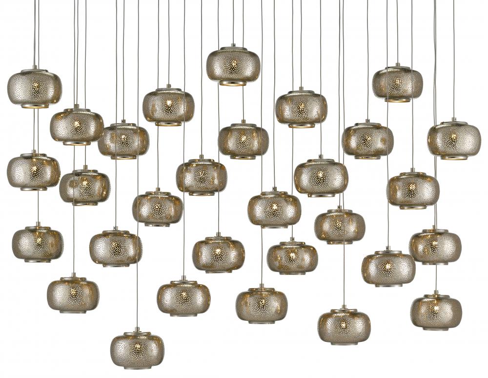 Pepper 30-Light Linear Multi-Drop Pendant