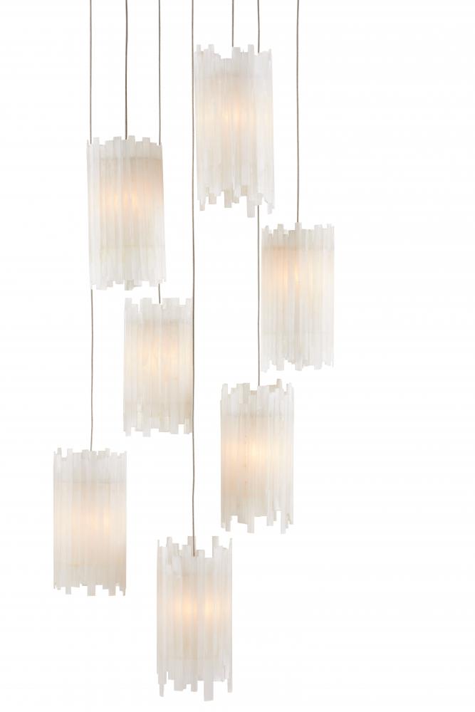 Escenia 7-Light Round Multi-Drop Pendant