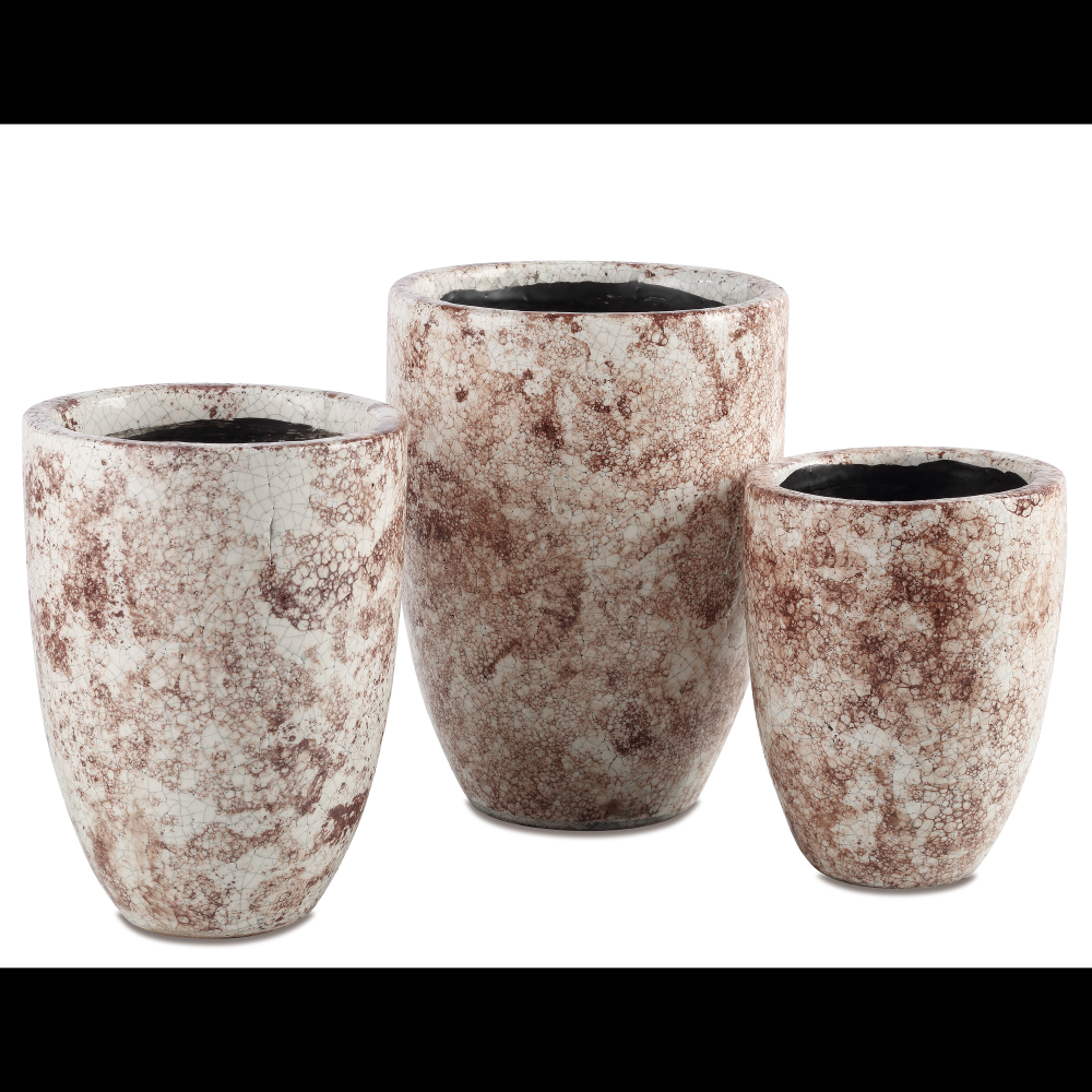 Marne Brown & Off-White Vase Set of 3