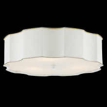  9999-0067 - Wexford White Flush Mount