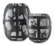 Currey 1200-0377 - Schiappa Glass Vases Set of 2