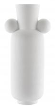Currey 1200-0394 - Happy 40 Tall White Vase