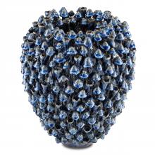 Currey 1200-0575 - Manitapi Large Blue Vase