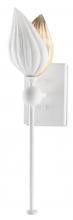 Currey 5000-0179 - Peace Lily White Wall Sconce
