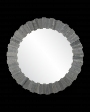  1000-0130 - Dario Round Gray Mirror