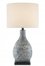 Currey 6000-0674 - Ostracon Blue Table Lamp