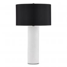 Currey 6000-0830 - Groovy White Table Lamp