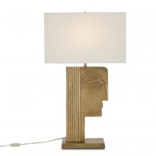 Currey 6000-0859 - Thebes Brass Table Lamp