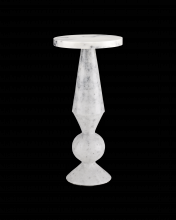  3000-0223 - Quince White Marble Accent Table