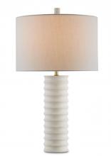 Currey 6761 - Snowdrop White Table Lamp