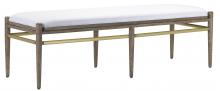 Currey 7000-0301 - Visby Muslin Pepper Bench