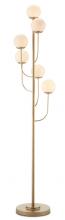 Currey 8000-0097 - Farnsworth Brass Floor Lamp
