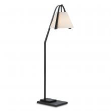 Currey 8000-0122 - Frey Black Floor Lamp