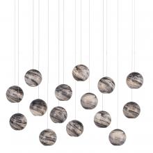 Currey 9000-1009 - Palatino 15-Light Linear Multi-Drop Pendant