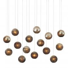 Currey 9000-1016 - Pathos 15-Light Linear Multi-Drop Pendant