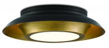 Currey 9999-0045 - Metaphor Black & Brass Flush Mount